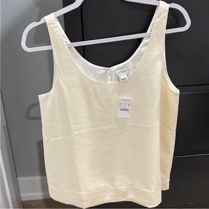 NWT J. Crew Factory satin crepe blouse, Small